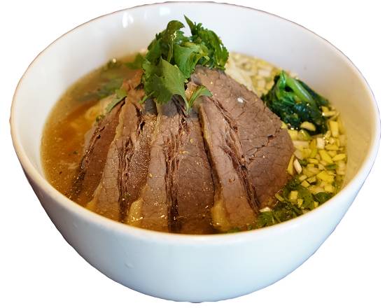 Beef Broth Sliced Marinated Beef, Spinach兰州拉面
